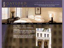 Tablet Screenshot of gaylordsuites.com